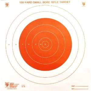 Hoppes SMALL BORE Paper Target 35x35 content 20 pieces